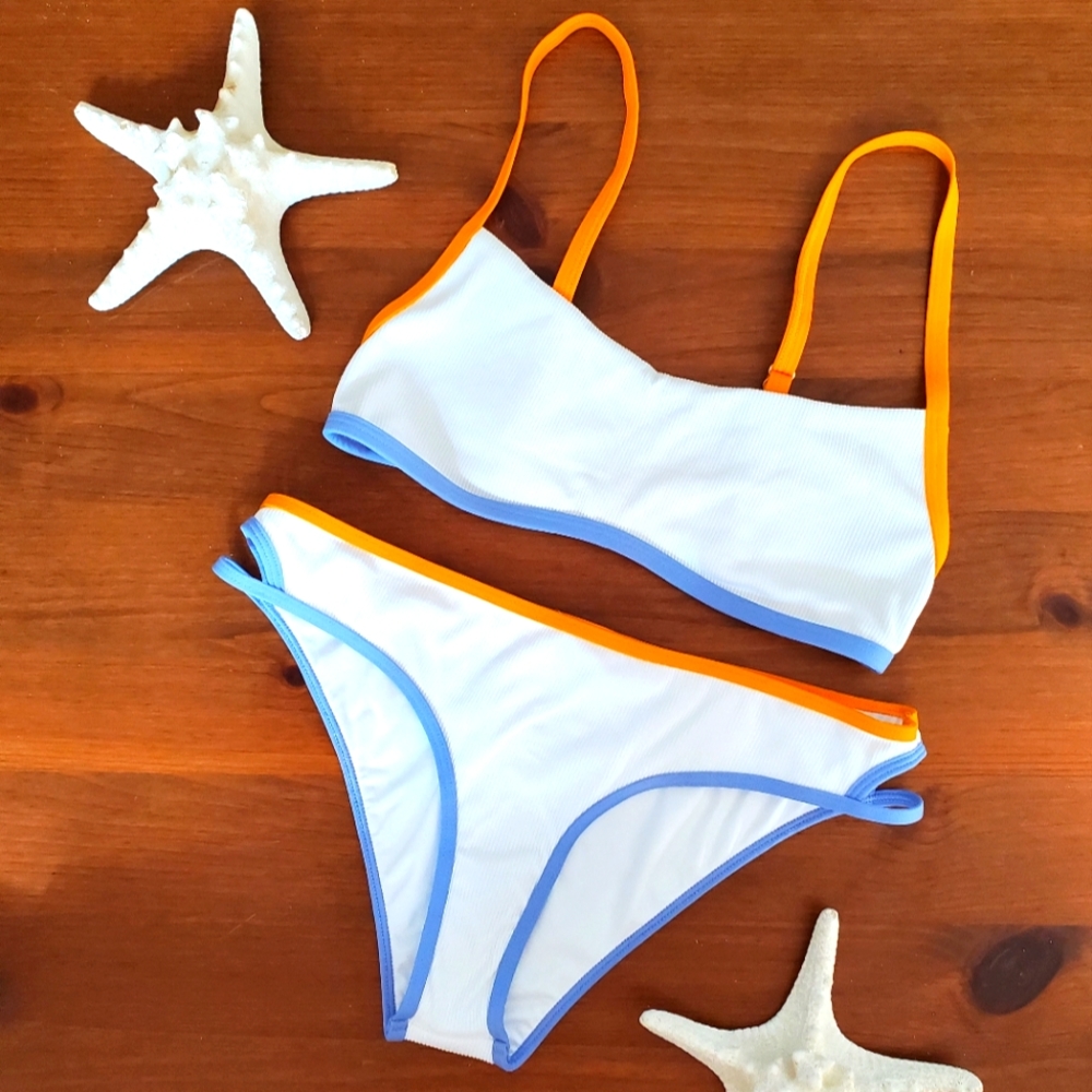 NWT L*SPACE Ribbed Rachel Bikini Bottom in S